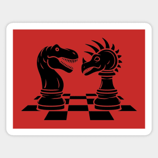 Dinosaur Faceoff Sticker